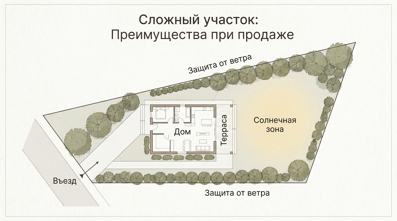 Как раскрыть преимущества сложного участка