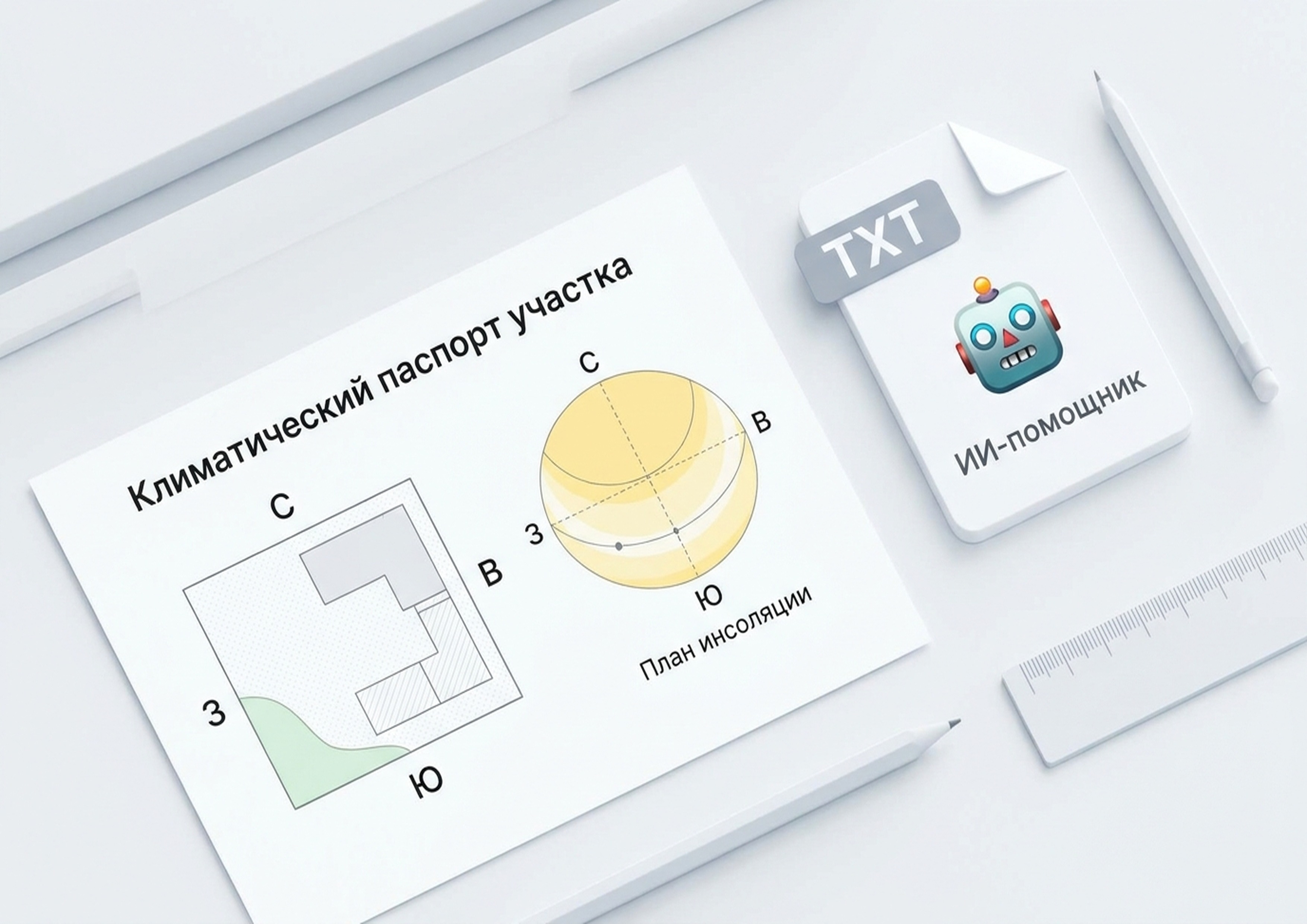 ИИ-помощник — Климатический паспорт и TXT