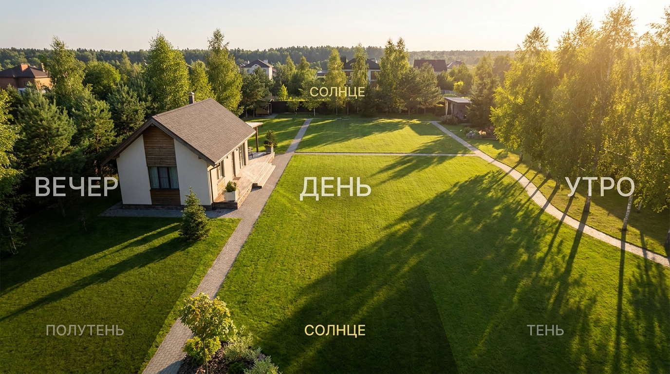 Инсоляция участка СмотриСундук.ру